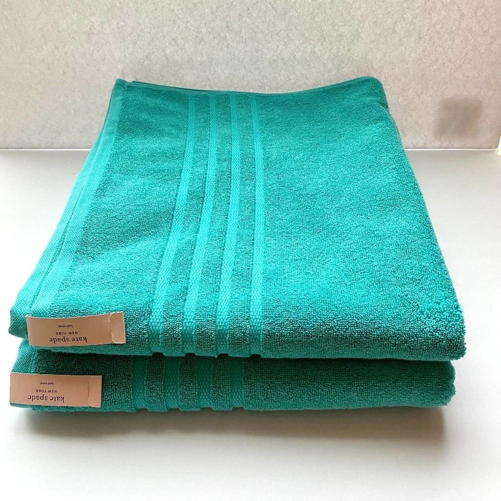 NWT Kate Spade bath Towels set 2 bath Towels Cotton